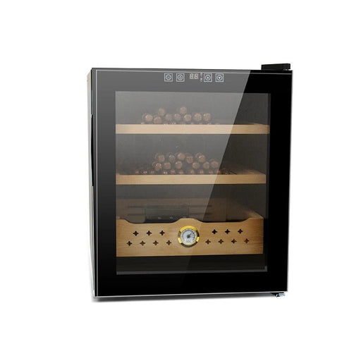 50L Electric Humidor - 300 Counts Capacity Cigar Humidor Humidifiers with Constant Temperature Controller - Gear Elevation